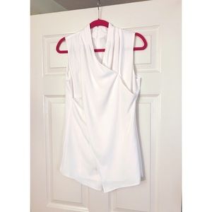 40% Off 💐 Cabi White Wraparound Sleeveless Top